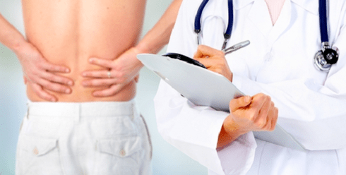Doctors prescribe treatment for back pain