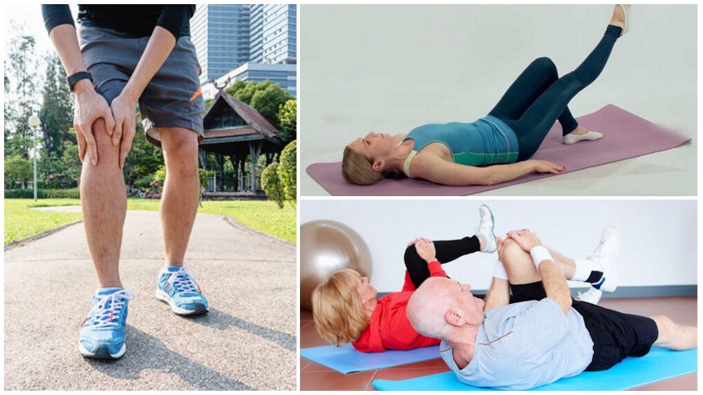 Arthrosis of the knee joint exercise